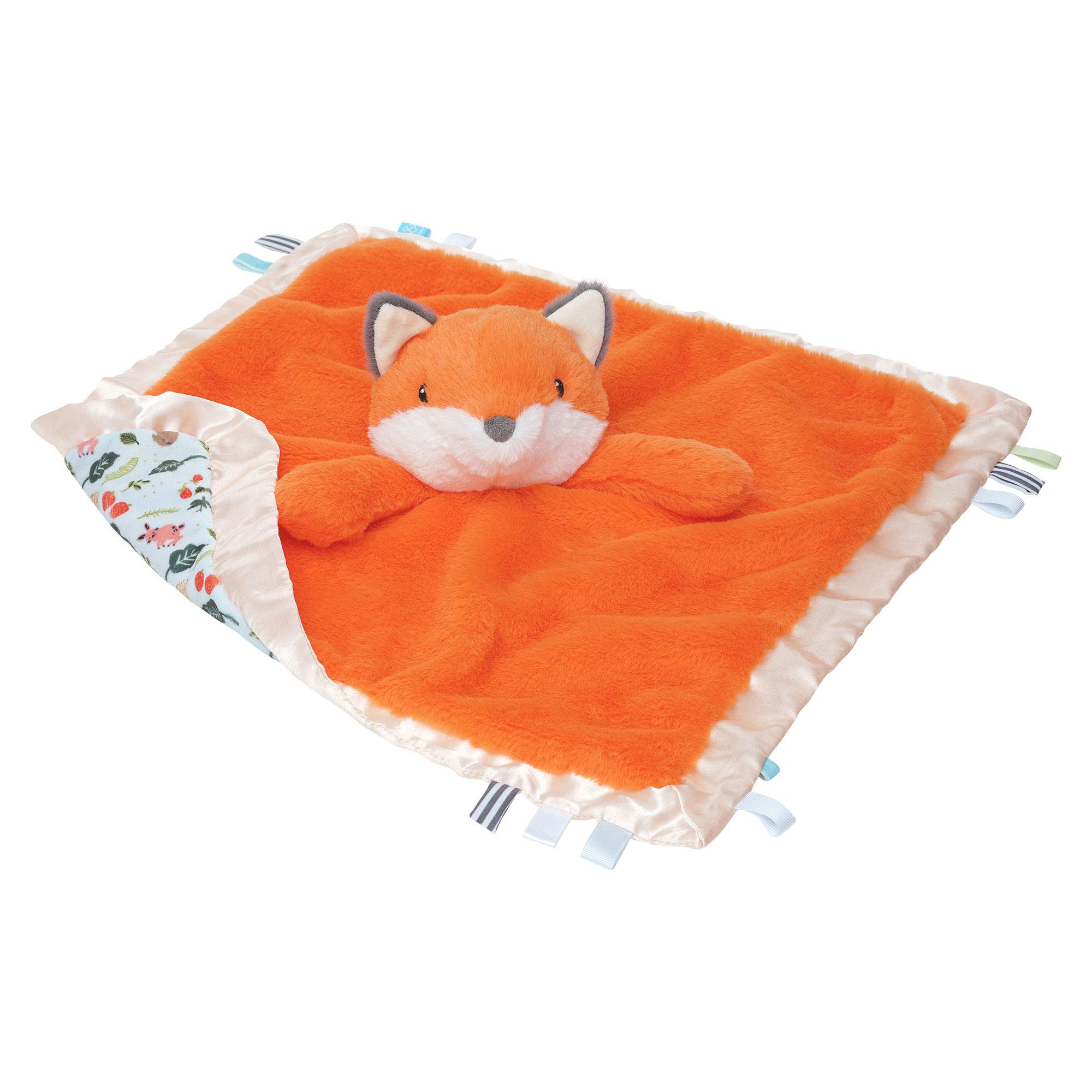 Manhattan Toy 161670 Fairytale Snuggle Fox Blankie Ultra-Soft Soothing Baby Lovey, 48.26cm x 48.26cm, Multicolour