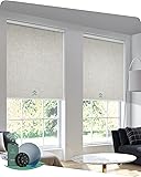 Yoolax Motorized Blinds with Remote, Blackout Smart
