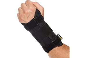 BraceUP Carpal Tunnel Wrist Brace for Men and Women - Metal Wrist Splint for Hand and Wrist Support and Tendonitis Arthritis Pain Relief