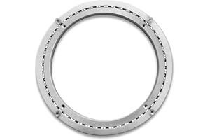 TROOPS BBQ Lazy Susan Turntable Ring - Commercial Aluminum Lazy Susan Bearing Hardware Single-Row Ball Bearings for Heavy Loads (300 lbs. Capacity) - 12 Inches