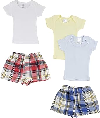 newborn white shorts