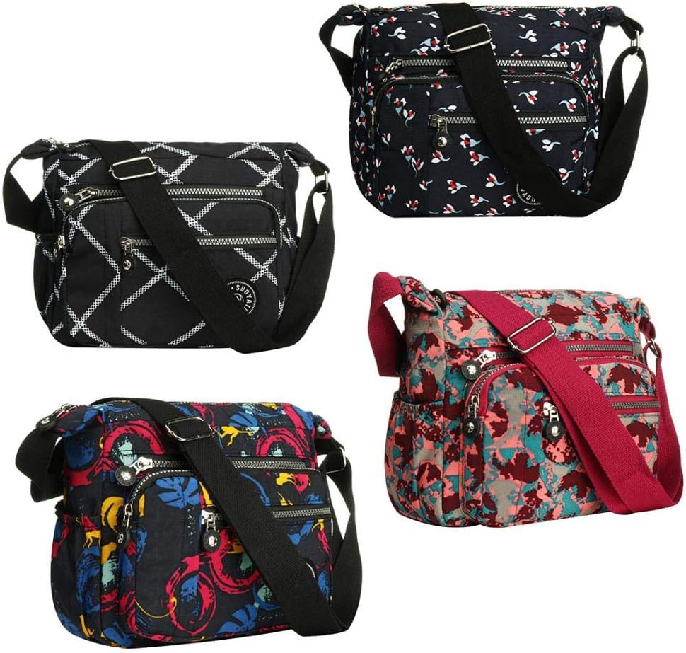 Crossbody Bag Multi Pockets Women Travel Bag Casual Crossbody Bag for Shopping Travel Hiking Daily 4, Taille unique, crossbody bags - Image 4