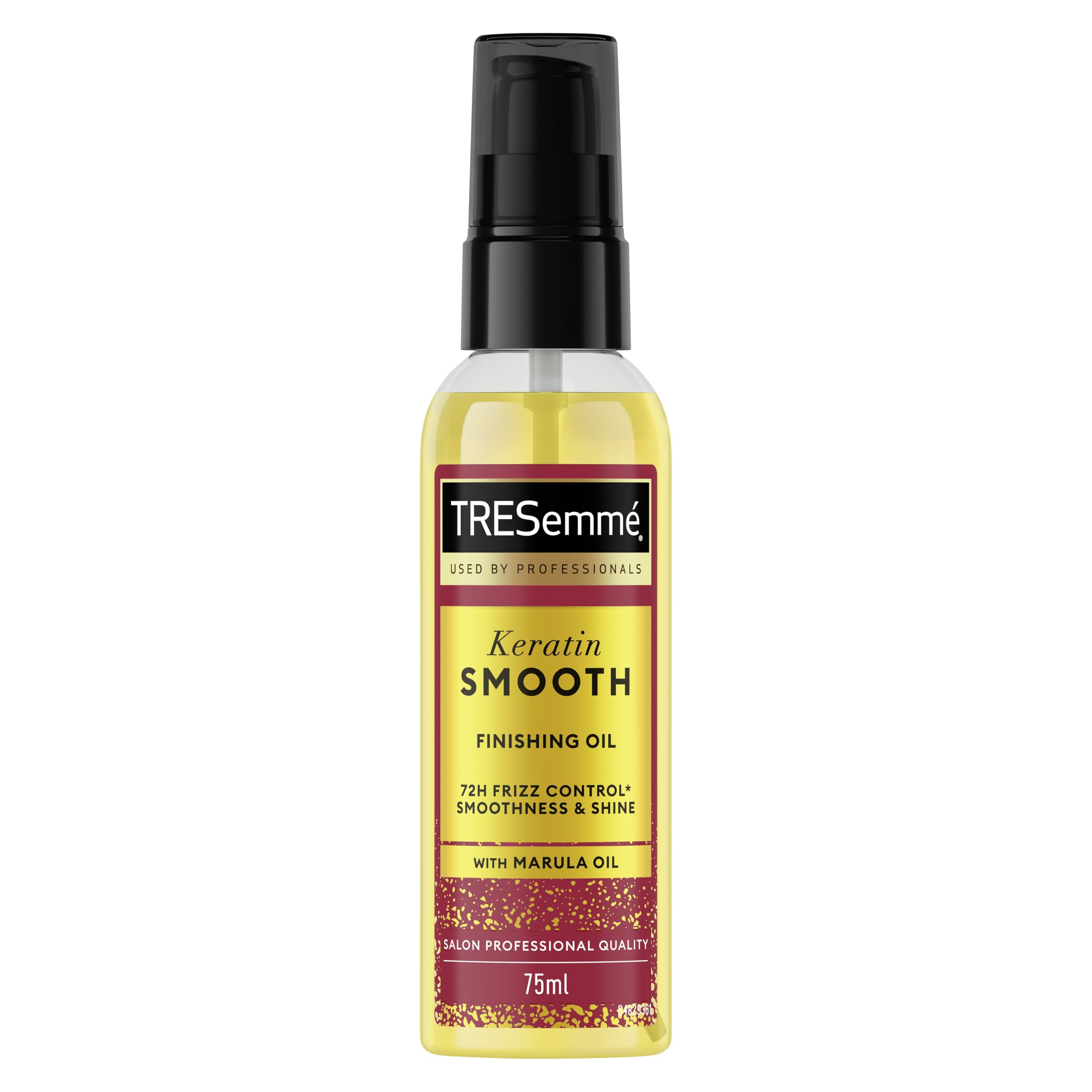 TRESemme Keratin Smooth Finishing Hair Oil hair treatment with Marula Oil for 72h frizz control*, smoothness & shine 75 ml