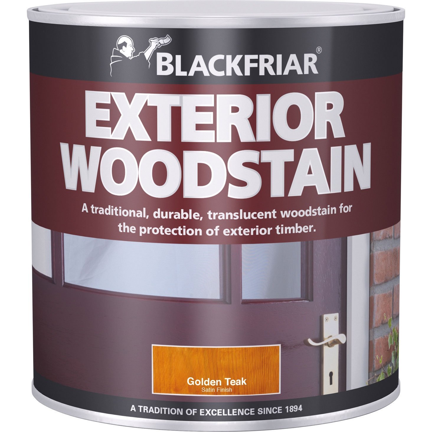 Blackfriar BKFTEWSCN500 Traditional Exterior Woodstain, 500 ml, Chestnut