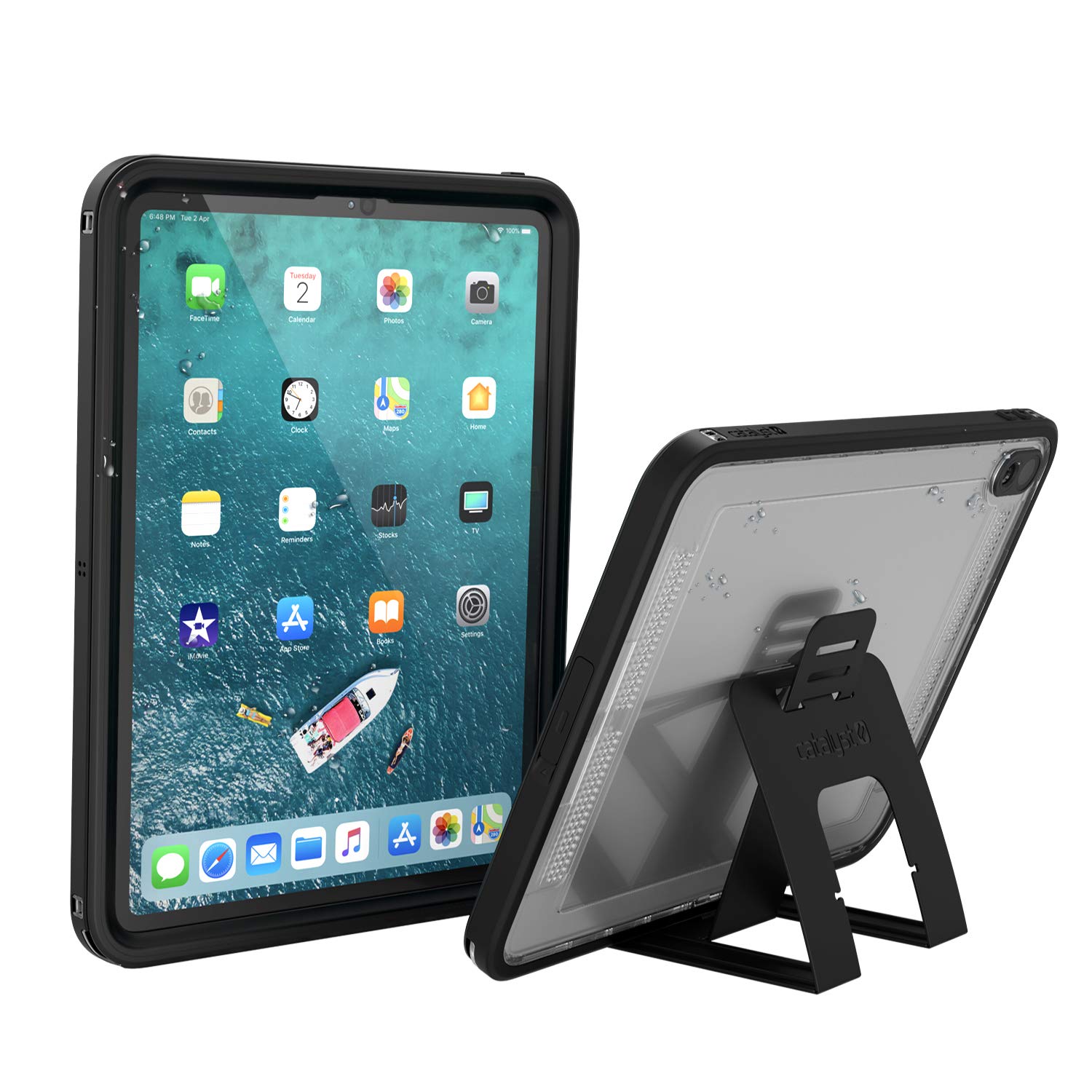 Waterproof iPad Case for iPad Air 10.5" 2019 by Catalyst - Waterproof 6.6 ft - Full Body Protection, Drop proof 4ft, Convenient Kickstand, True Acoustic Sound Technology, Built-in screen protector