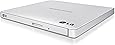 LG Electronics 8X USB 2.0 Super Multi Ultra Slim Portable DVD+/-RW External Drive with M-DISC Support, Retail (White) GP65NW60