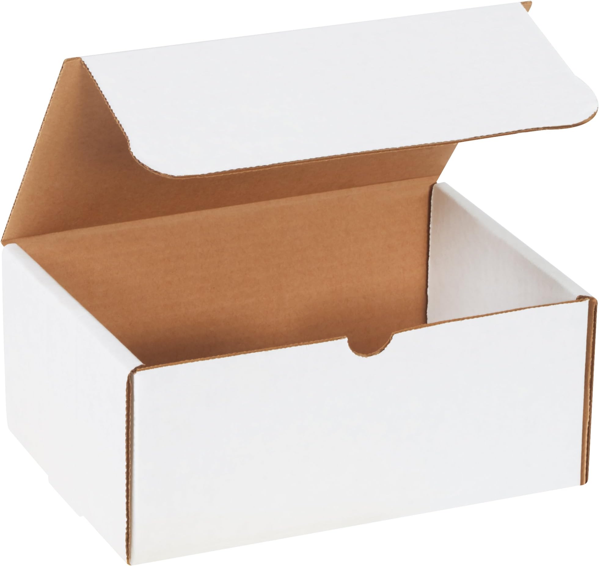 BOX USA BM964 9"L x 6 1/4"W x 4"H, White (Pack of 50)