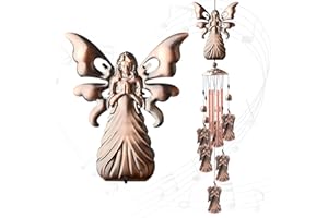 SHANGTIANFENG Angel Gifts for Grandma, Mother Wind Chimes,Birthday Gifts for mom/Husband/Wife/Women/Aunt/Daughte/Friend/Niece/Sister/Teacher,Gardening Gifts,Memorial Windchime Outside,Yard Decor