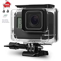 Adofys Underwater Housing Case Compatible with GoPro Hero(2019)/GoPro Hero7 Black/6/5 Waterproof Case Diving Protective Housing Shell Cover with Bracket for Go Pro Camera Accessories
