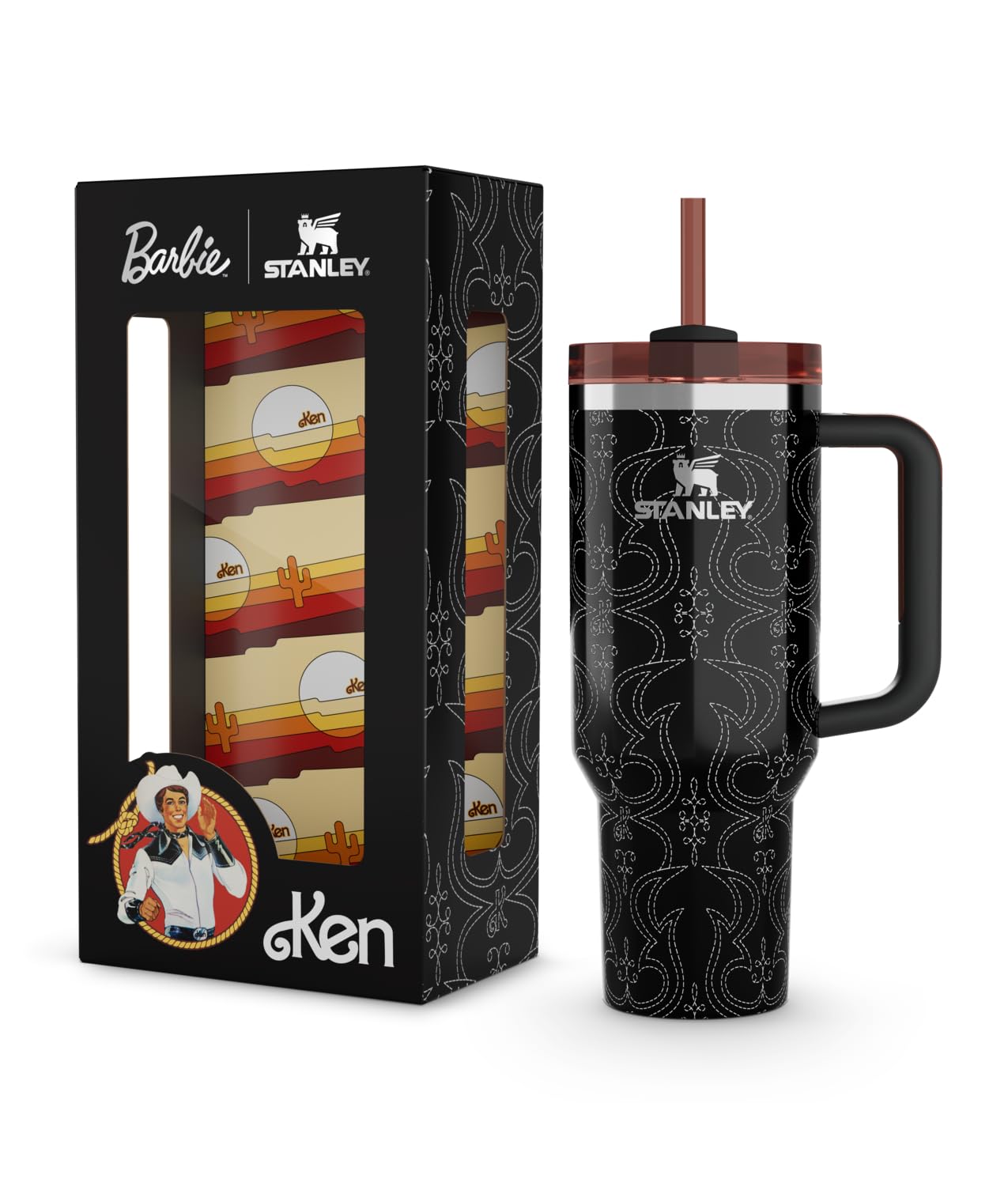 STANLEY x Barbie™ ’80s Western Ken Quencher 40 Oz Image