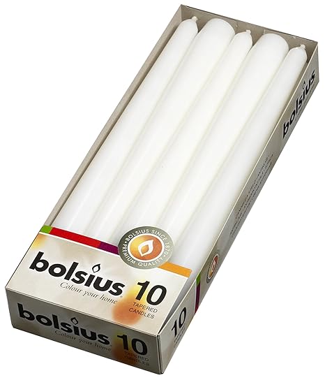 Taper Candles 10 in. (10 Count -White)