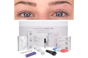 LASHVIEW Lash Lift Kit,Lash Lift,Professional Eyelash Perm Kit,Liquid Set,Semi-Permanent,Curling Perming,Wave Lift Extension Perm Set
