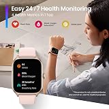 Amazfit GTS 4 Smartwatch Fitness GPS Alexa 1.75" AMOLED 8-Day Battery Rose Pink view 2