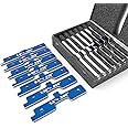 Yiranok Setup Block Height Gauge Set - Precision Aluminum Router Table Set Up Bars - 7 Pcs Table Saw Accessories Miter Gauge Woodworking Tools - Gift Choice for Carpenter, Construction, DIY Handyman