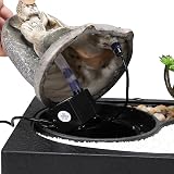 BTGGG Buddha Water Fountain LED Lights Tabletop Indoor Outdoor 29x21x22cm view 6