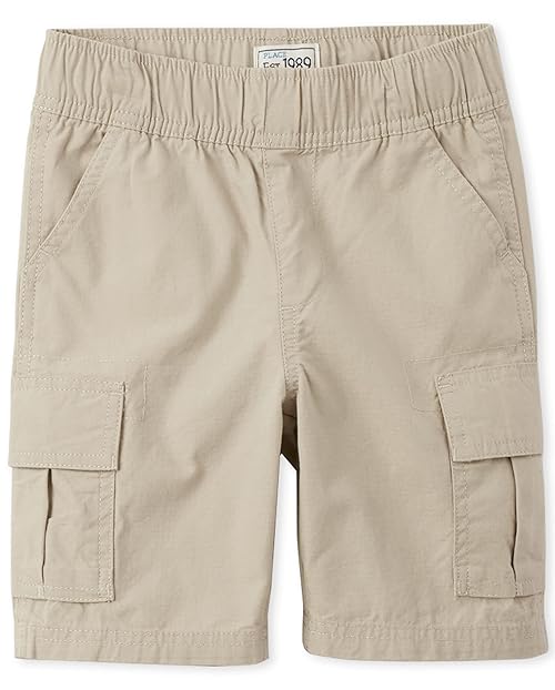 The Children's Place Boys Pull on Cargo Shorts,Sandwash Single,4S