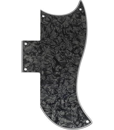 Amazon.com: Musiclily Pro 5-Hole Small Half Face Guitar Pickguard