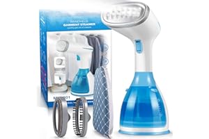 HAYI 1300W Steamer for Clothes, 15s Heat Up Clothes Steamer with Ironing Glove, 300ml Big Tank Portable Travel Steamer with 3 Steam Modes, Garment Steamer Iron Removes Wrinkle for Home, Office and Travel