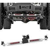 Rough Country N3 Dual Steering Stabilizer for 07-18 Jeep Wrangler JK - 8734930