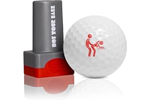ZEETY Golf Ball Stamp – Waterproof, Quick-Dry Stamper with Permanent Ink for Custom Marking, Personalized Accessories & Funny Adult Golf Gifts for Men and Women Golfers