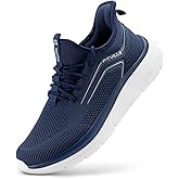 FitVille Men's Wide Walking Shoes Athletic Sneakers Lightweight Workout Slip-on Shoes for Flat Feet - Cloud Strider V1