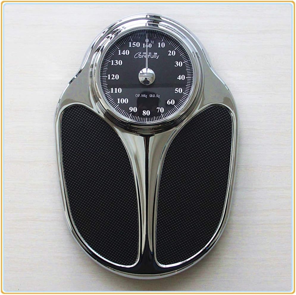 koovin Mechanical Scales-Bathroom Professional Scales-Analogue Dial,Sturdy Metal Platform,No Batteries,Medical Health Scales(160 Kg,353 Lbs)