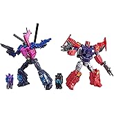 Transformers Age of The Primes Wreck 'n Doom Collection Topspin vs Spinister 5.5-inch Converting Action Figure 2-Pack, Robot 