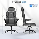 naspaluro Executive Office Chair High Back PU Leather with Tilt Function view 8