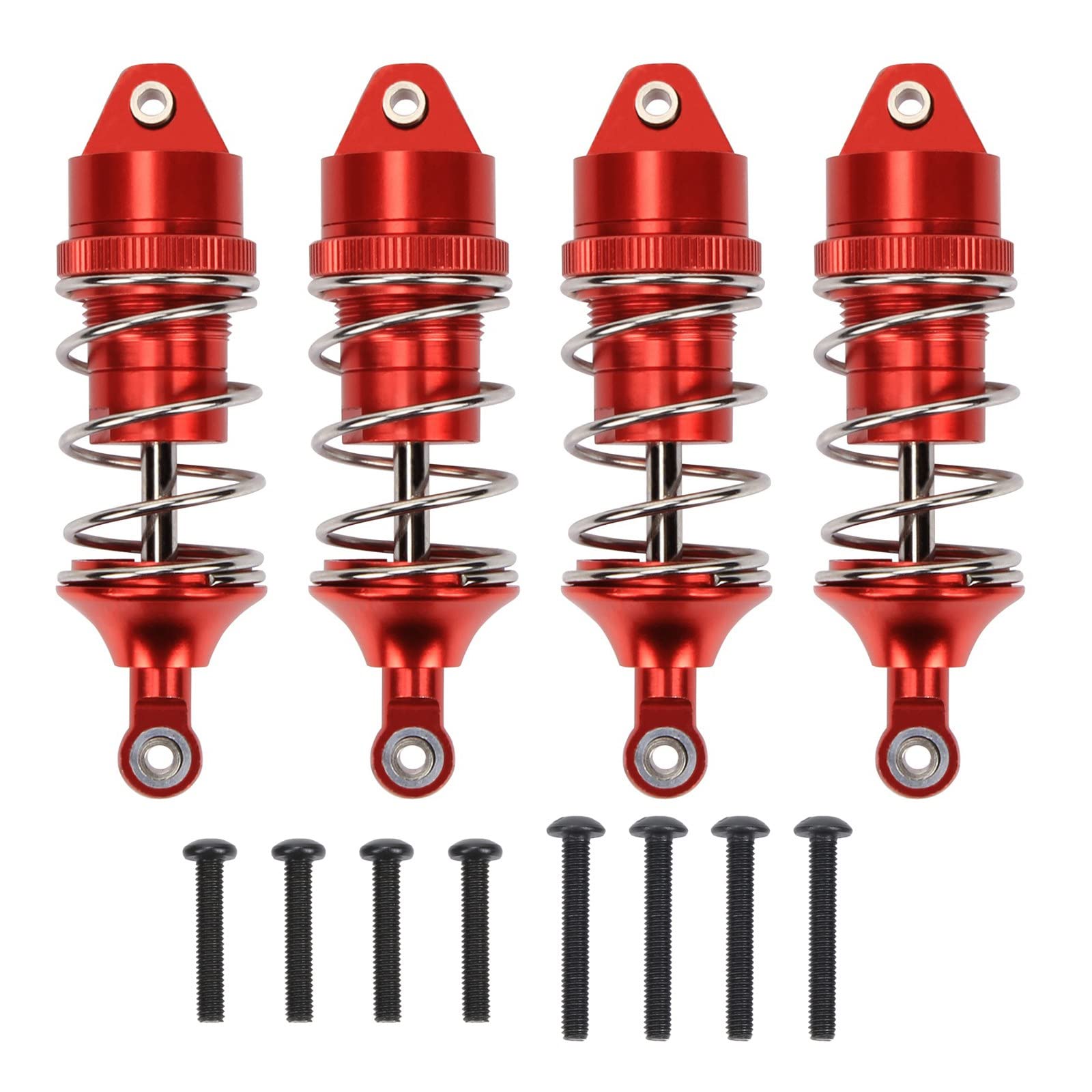 RCAWD ARA330701 Shocks Absorber For ARRMA INFRACTION VENDETTA 3S BLX 570 MEGA upgraded part 4pcs/set (Red)