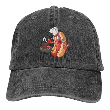 hot dog baseball hat
