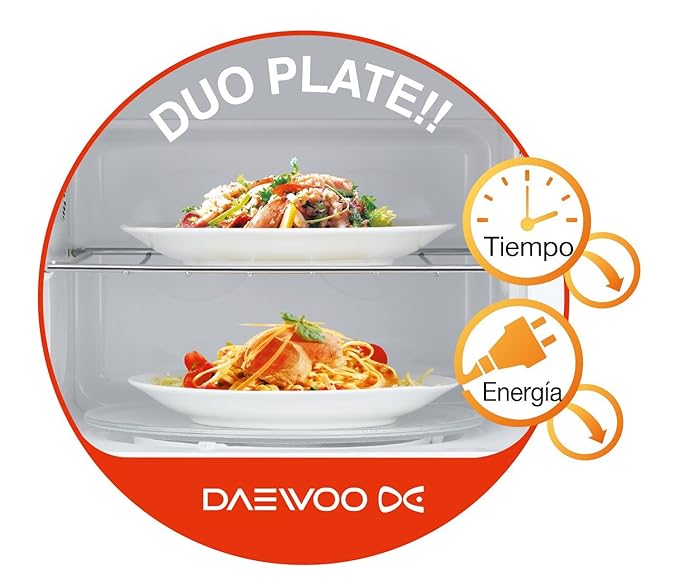 Daewoo KOR-6F0BDUO Microondas, 20 litros, sin Grill, Color Blanco ...