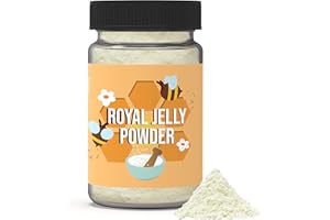 ADDERENITY Royal Jelly Powder 4oz 3X Concentrate Rich in Vitamins, Minerals, 100% Natural Freeze Dried with Milk & Salad