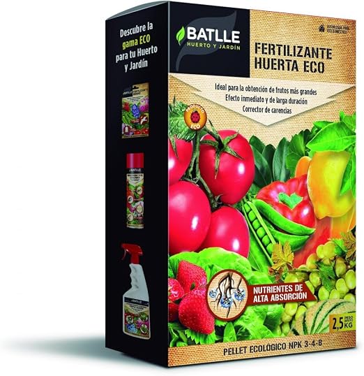 Semillas Batlle Fertilizante Huerta Pellet, Rojo, 20.3x7.4x31.1 cm ...