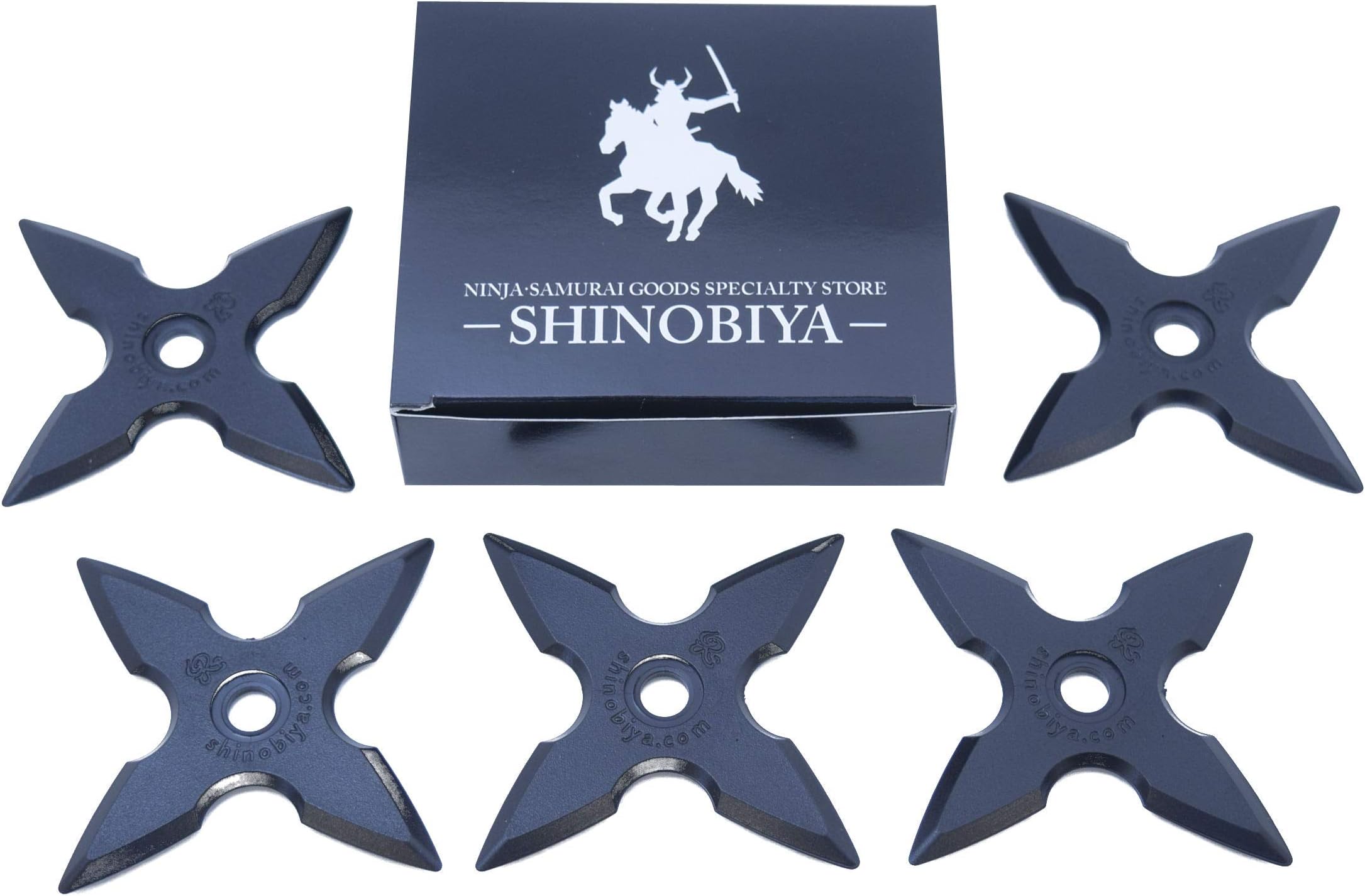 Rubber Toy Throwing Game SHIHO 5 Star Set Ninja Costume Accessories