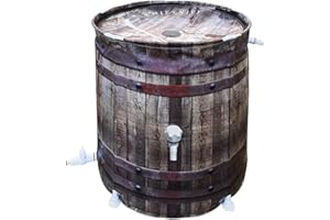 KMJETNIVY Rain Barrel Anti-Collapse Collapsible Rainwater Collection System,Portable Water Storage Tank,Garden Water Catcher
