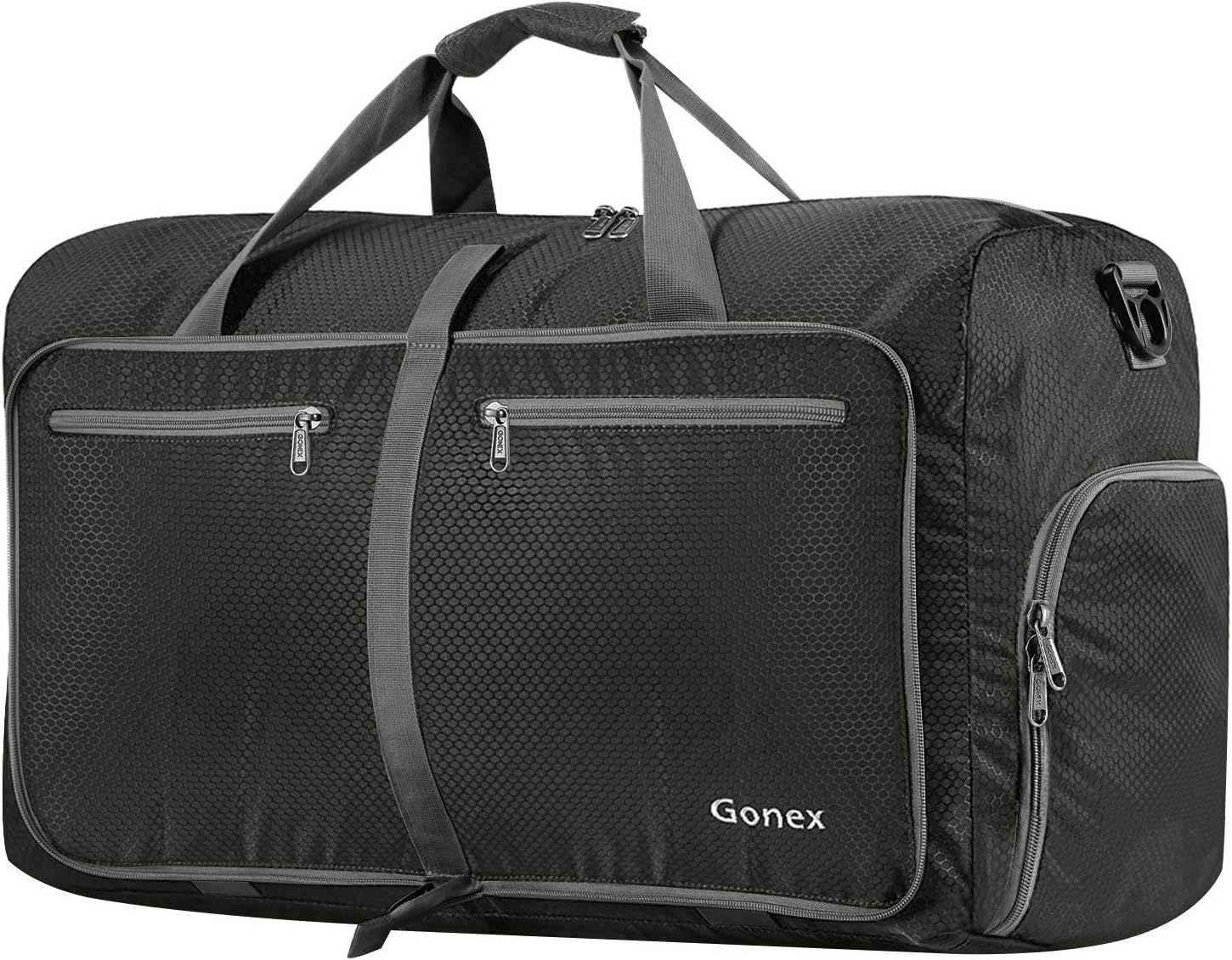 Gonex 80L Foldable Travel Duffle Bag with Shoes Compartment
