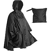 Heavy Duty Rain Poncho for Backpacking, Waterproof Lightweight for Adults, Military, Emergency, Camping, Men, Women