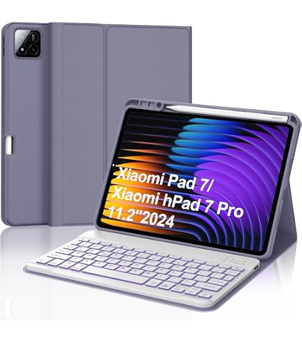 Amazon.com: QYiiD Touchpad Xiaomi Mi Pad 5/5 Pro Keyboard Case, 7