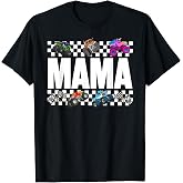 Mama Monster Truck Family Crew Birthday Matching Women Mom T-Shirt