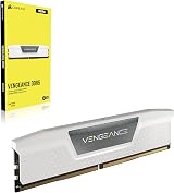 Corsair Vengeance 64GB DDR5 RAM 2x32GB 5200MHz CL40 iCUE XMP White view 7