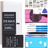 ASDAWN 3480mAh Battery for iPhone Xs Max (Not for X/XR/XS) | Upgraded Higher Capacity iPhone Xs Max Battery Replacement for A1921 A2101 A2102 A2104 with Professional Tools