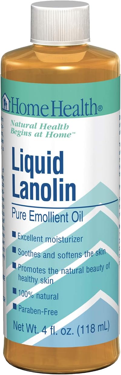 Home Health Liquid Lanolin 4 Oz Pure Emollient Moisturizer Skin Softener