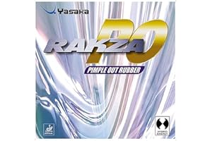 Yasaka Rakza PO Pimple Out Table Tennis Rubbers … (Black, Max)