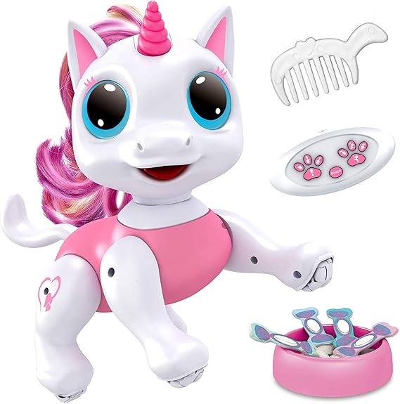Power Your Fun Robo Pets Unicorn Toy Remote Control Robot Pet Toy
