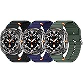 Acextro 3-Pack Sport Bands Compatible with Galaxy Watch Ultra bands (2025/2024), Soft Silicone Samsung Galaxy Watch 7 Ultra 47mm Band for Men Women