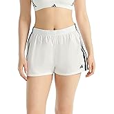 adidas Womens 3 Stripes Active Essentials Cotton Boxer Short Bottom, White, Large