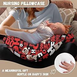 TSVAGA Christmas Nursing Pillow Cover Girls