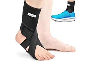 NEOFECT Drop Foot Brace - Adjustable AFO Ankle Brace for Walking & Stroke Recovery, Breathable Material for Ankle and Foot Support, Comfortable Design (Large/Right)