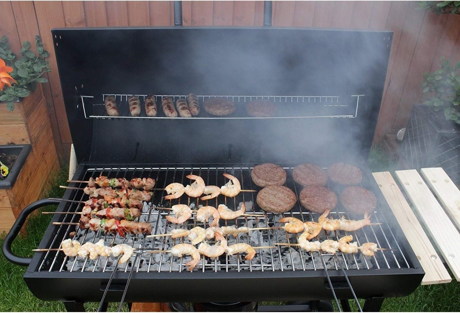 Super Saturday Charles Jacobs Large Charcoal Barrel BBQ With Mini