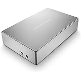 LaCie 6 TB Porsche Design USB-C Plus USB 3.0 Desktop 3.5-Inch External Hard Drive for PC and Mac - Silver